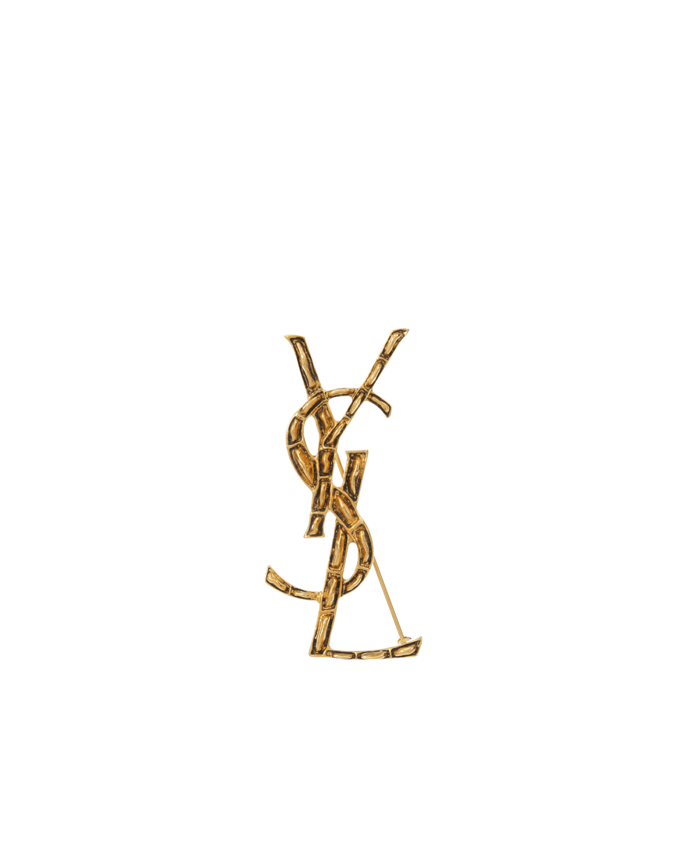 Брошь Opyum Crocodile Saint Laurent 470371-Y1500-, золотой цвет • Купить в интернет-магазине Kameron