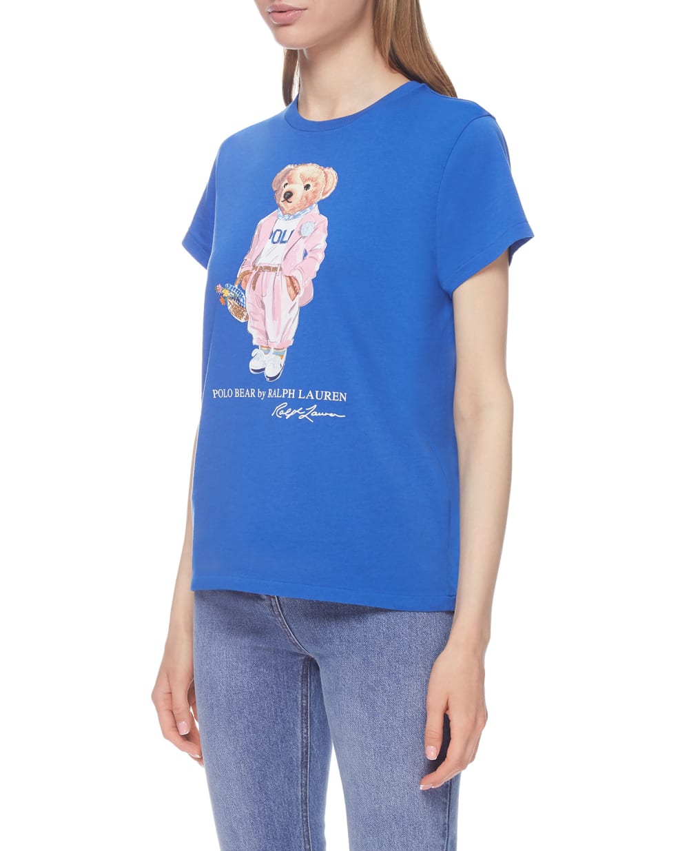 Футболка Polo Ralph Lauren 211838100002, синий цвет • Купить в интернет-магазине Kameron