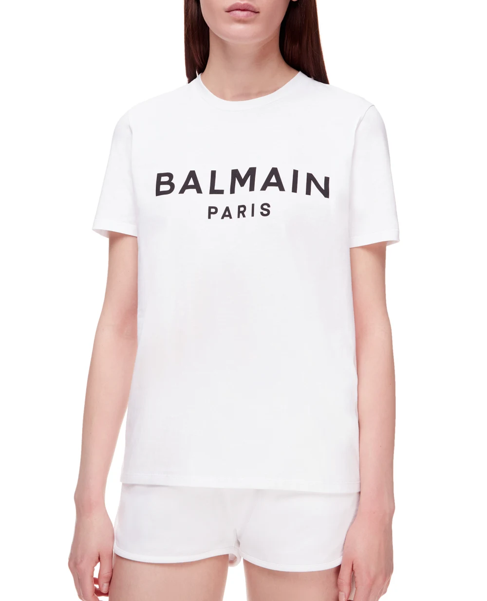 Футболка Balmain XF1EF000BB02, белый цвет • Купить в интернет-магазине Kameron