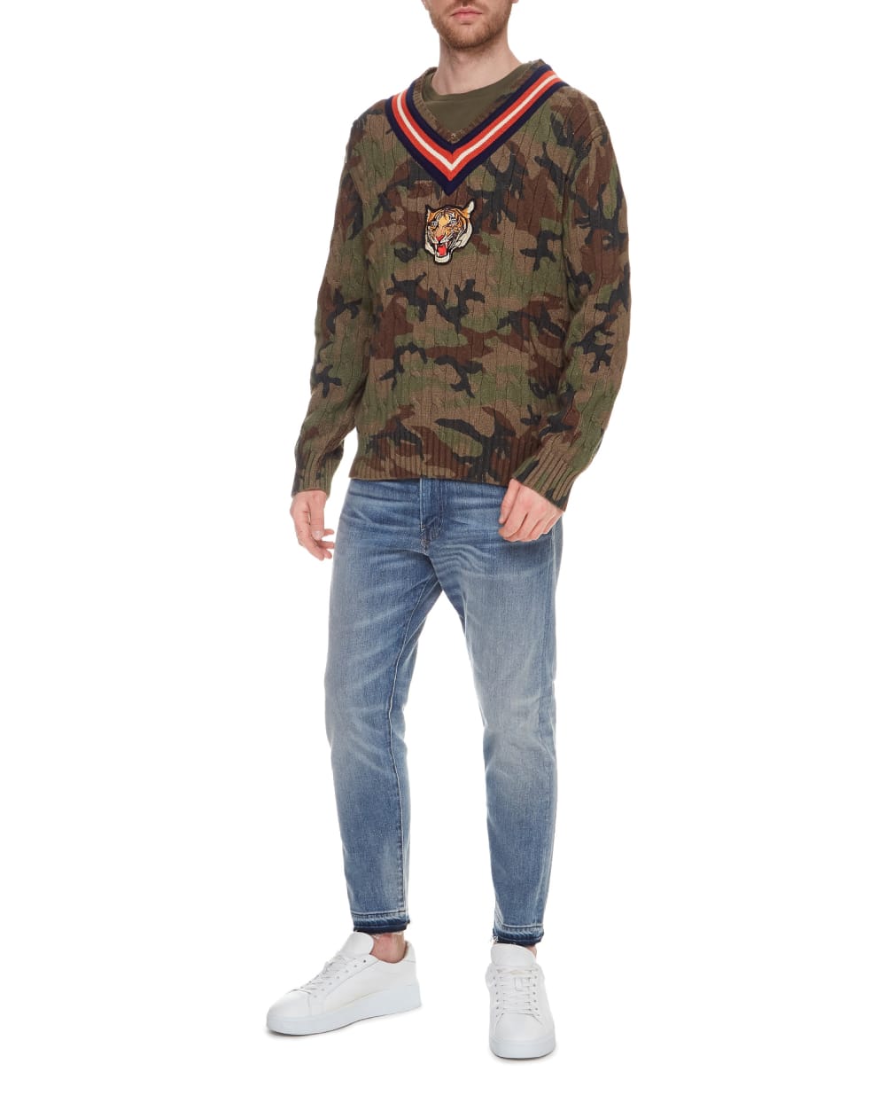 Пуловер Polo Ralph Lauren 710740719001, разноцветный цвет • Купить в интернет-магазине Kameron