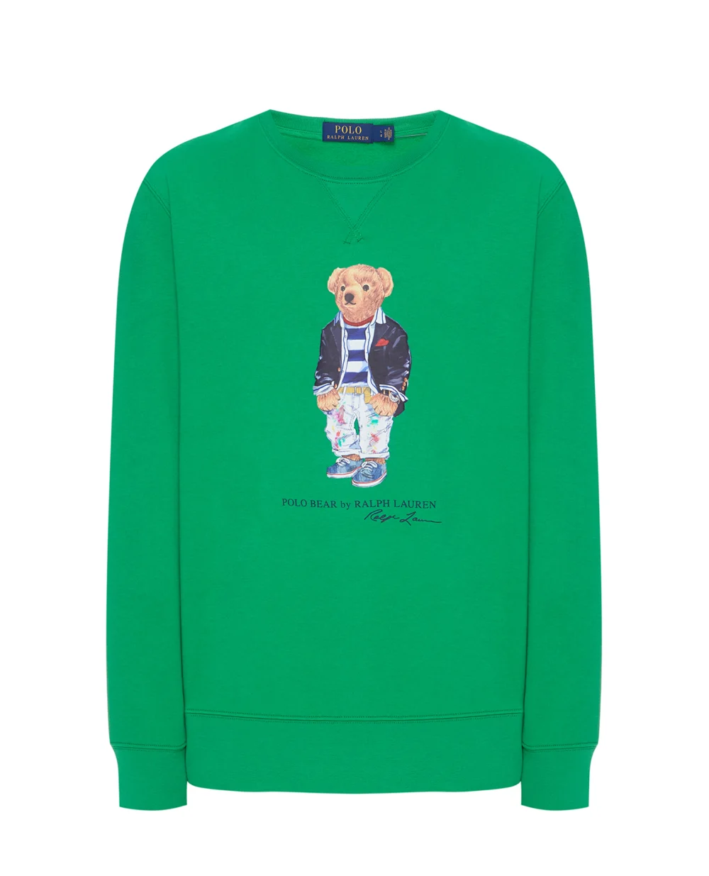 Свитшот Polo Ralph Lauren 710853308007, зеленый цвет • Купить в интернет-магазине Kameron