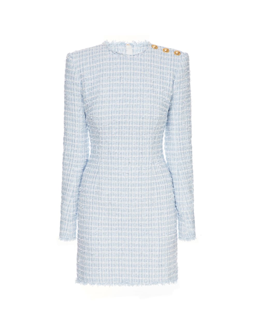 Платье Balmain WF1R8000X490, голубой цвет • Купить в интернет-магазине Kameron