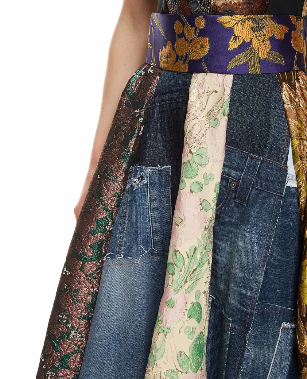 Джинсовая юбка Dolce&Gabbana F4B2PD-GDY73, разноцветный цвет • Купить в интернет-магазине Kameron