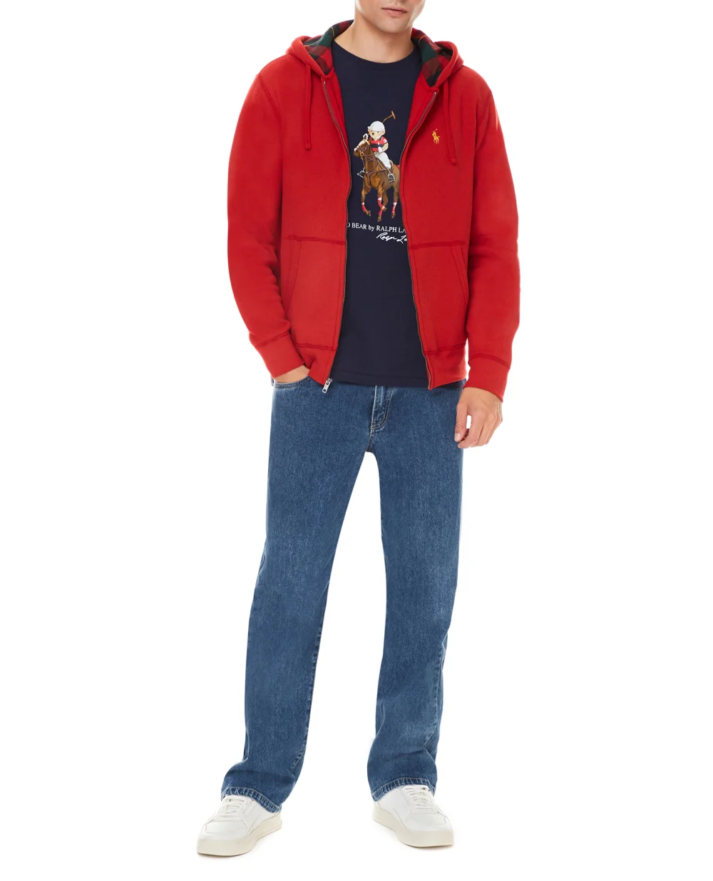 Худи Polo Ralph Lauren 710853207002, красный цвет • Купить в интернет-магазине Kameron