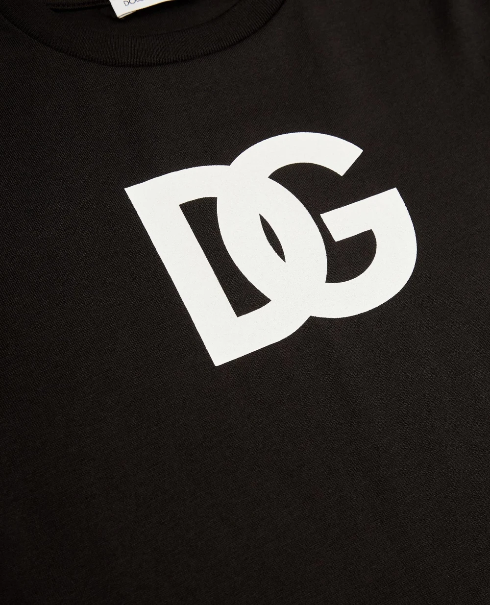 Детская футболка Dolce&Gabbana Kids L4JTBI-G7CB2-S, черный цвет • Купить в интернет-магазине Kameron