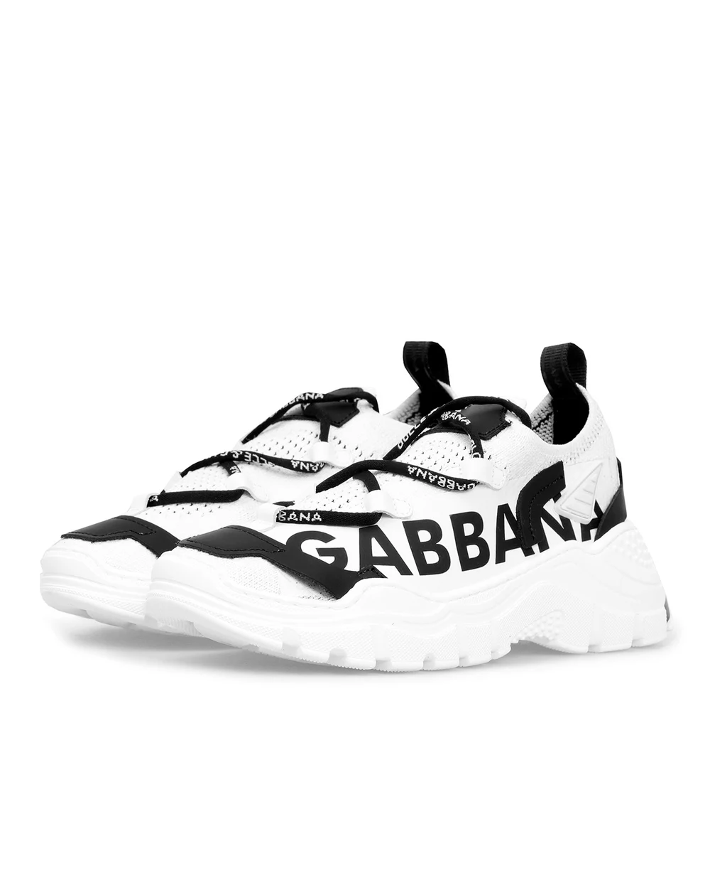 Детские кроссовки Dolce&Gabbana Kids DA0978-AO262-S-, белый цвет • Купить в интернет-магазине Kameron