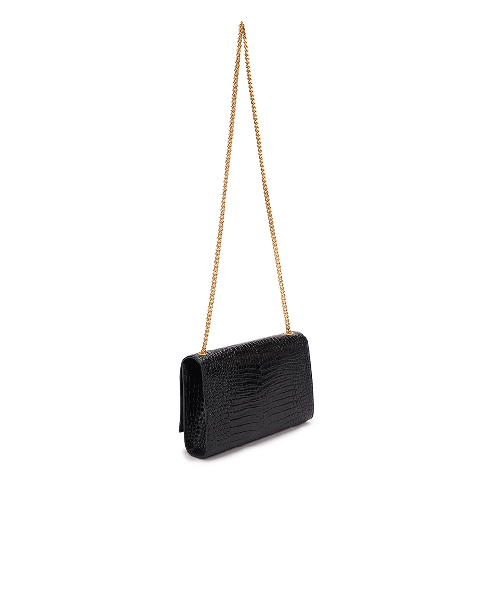 Кожаная сумка Kate Medium Saint Laurent 354119-DND0J, черный цвет • Купить в интернет-магазине Kameron