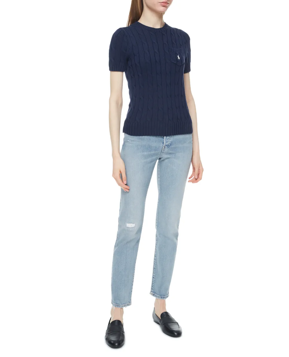 Джинсы Callen Polo Ralph Lauren 211825834001, голубой цвет • Купить в интернет-магазине Kameron