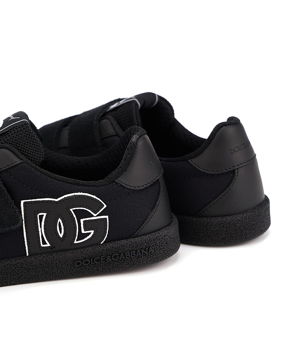 Детские кеды Dolce&Gabbana Kids DA5254-A4278-L, черный цвет • Купить в интернет-магазине Kameron