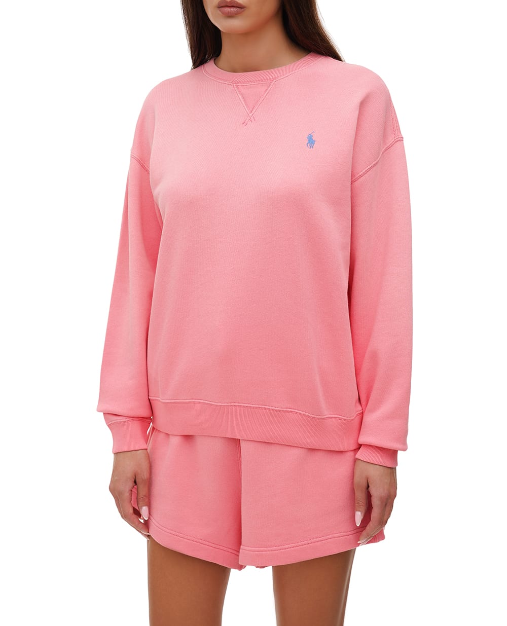 Свитшот Polo Ralph Lauren 211935582002, розовый цвет • Купить в интернет-магазине Kameron