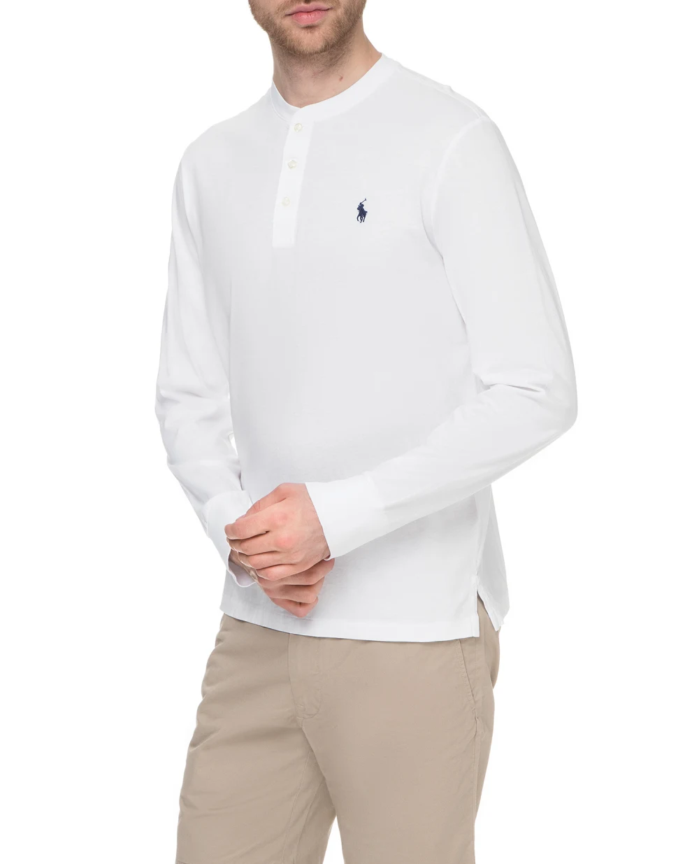 Лонгслив Polo Ralph Lauren 710731654002, белый цвет • Купить в интернет-магазине Kameron
