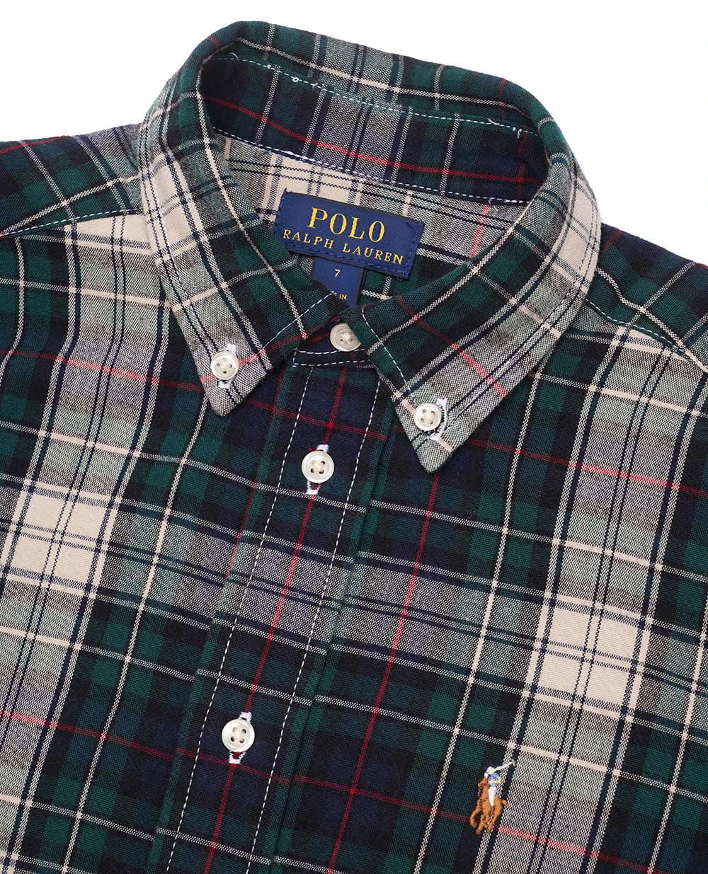 Детская хлопковая рубашка Polo Ralph Lauren Kids 322878879004, разноцветный цвет • Купить в интернет-магазине Kameron