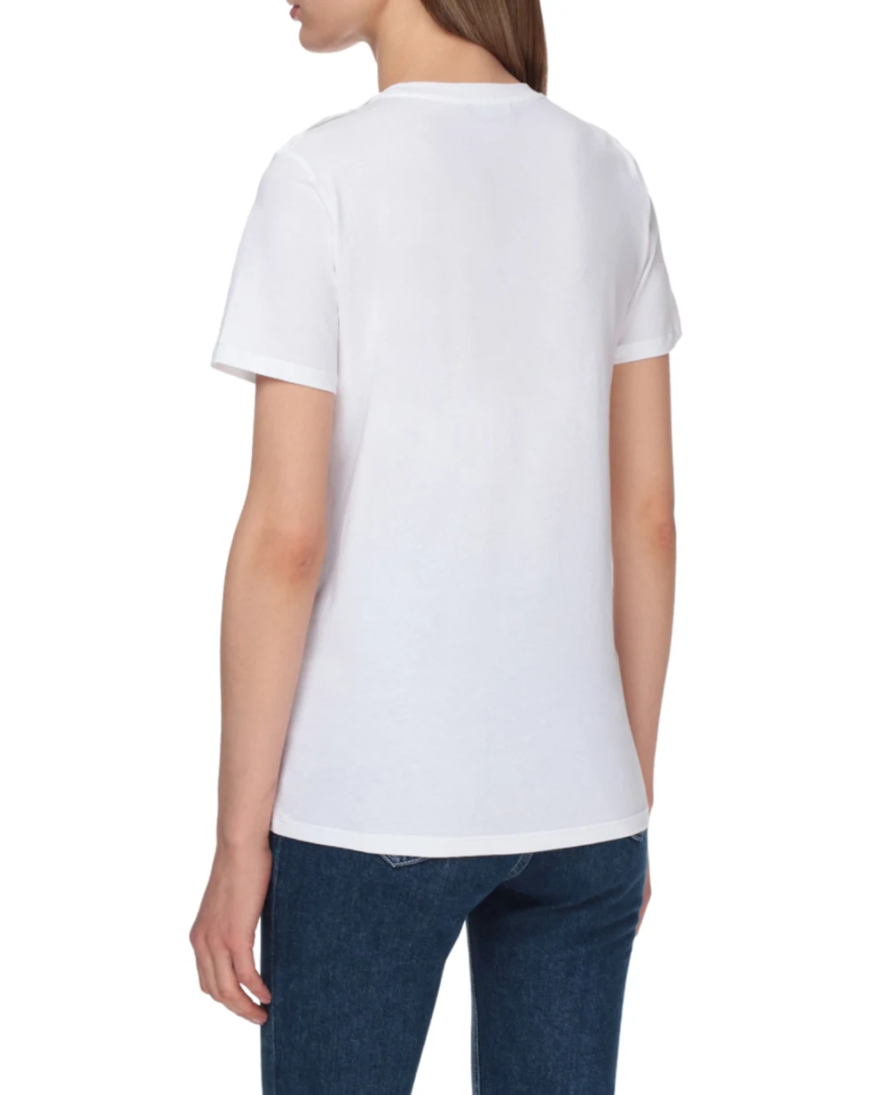 Футболка Balmain VF11350B012, белый цвет • Купить в интернет-магазине Kameron