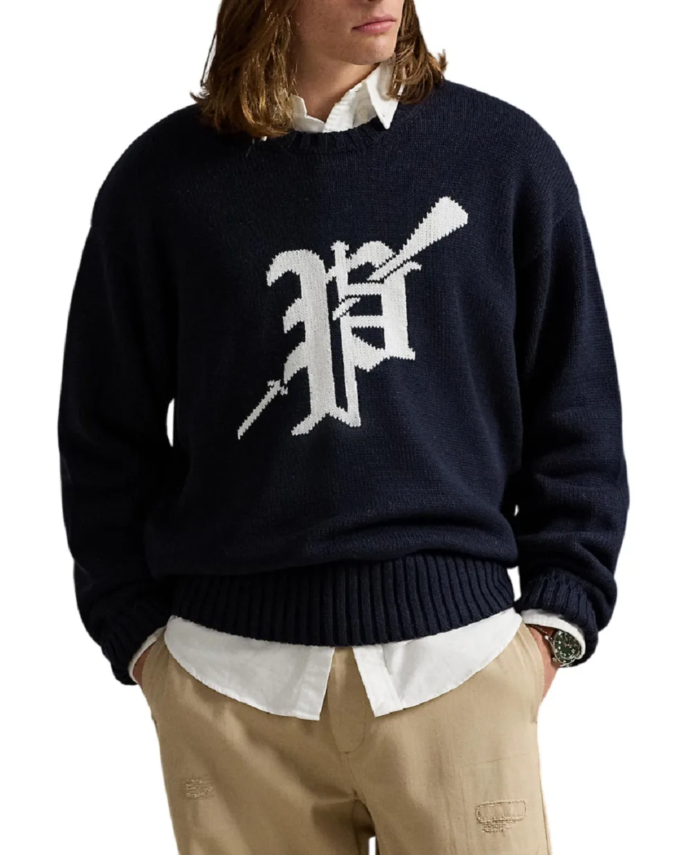 Свитер Polo Ralph Lauren 710980846001, синий цвет • Купить в интернет-магазине Kameron
