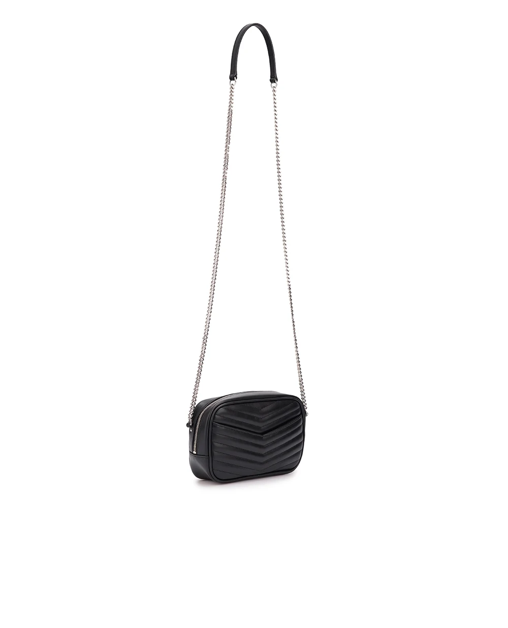 Кожаная сумка Lou Mini Saint Laurent 748849-DV702, черный цвет • Купить в интернет-магазине Kameron