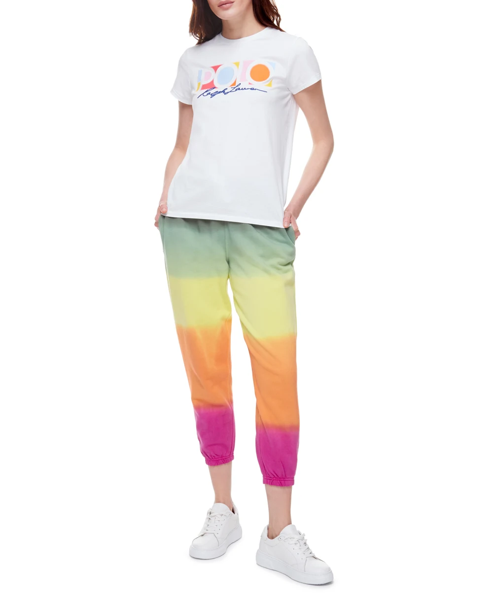 Футболка Polo Ralph Lauren 211856637001, белый цвет • Купить в интернет-магазине Kameron