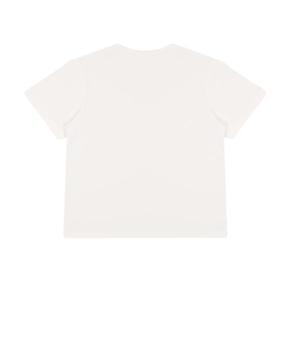 Детская футболка Dolce&Gabbana Kids L4JT7T-G7OLK-S, белый цвет • Купить в интернет-магазине Kameron
