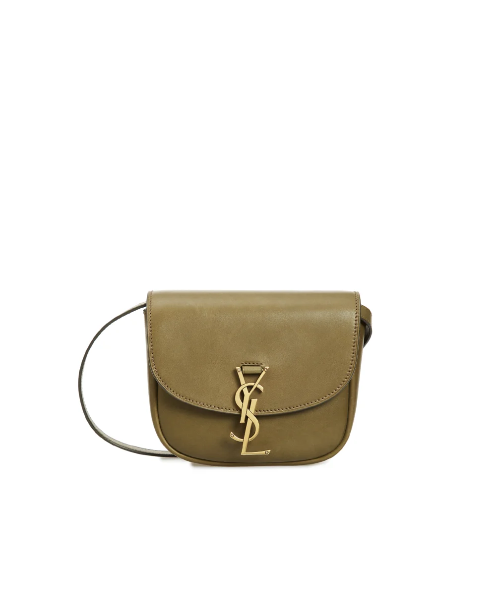 Кожаная сумка Kaia Saint Laurent 619740-BWR0W-, оливковый цвет • Купить в интернет-магазине Kameron