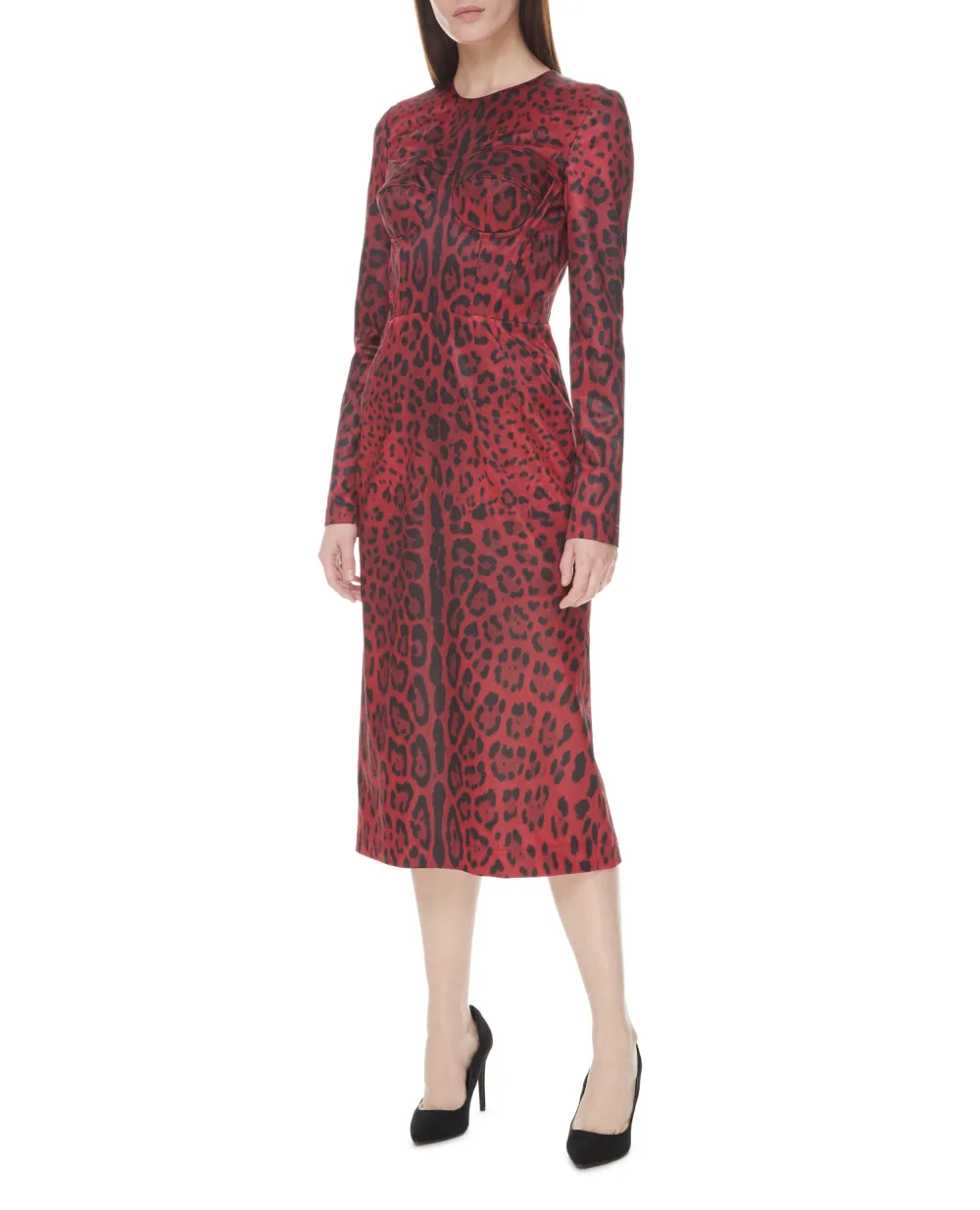 Платье Dolce&Gabbana F6W3TT-FSSGW, красный цвет • Купить в интернет-магазине Kameron