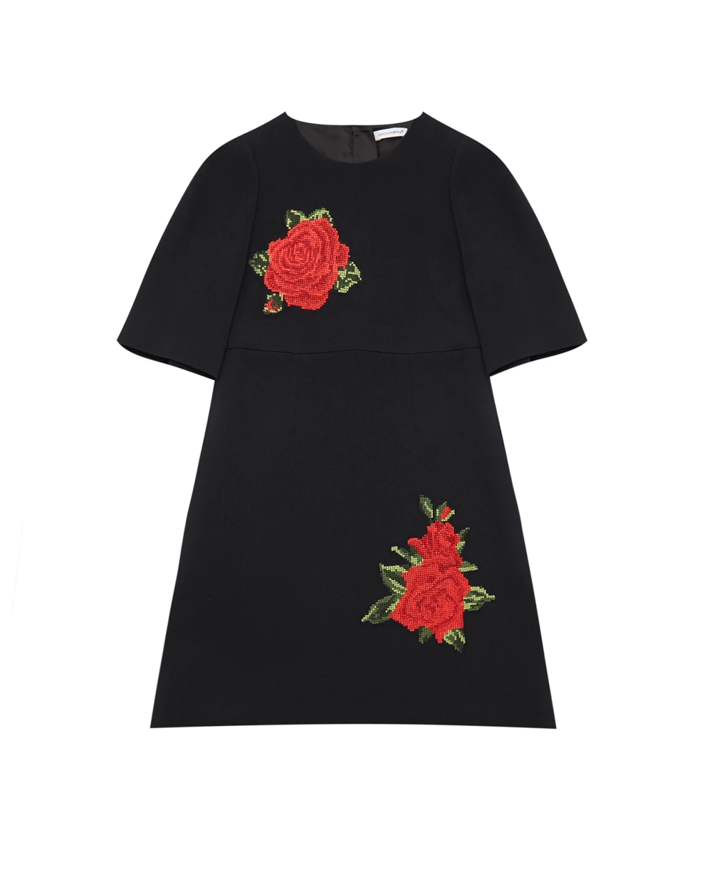 Детское платье Dolce&Gabbana Kids L51DI4-G7XVP-B, черный цвет • Купить в интернет-магазине Kameron