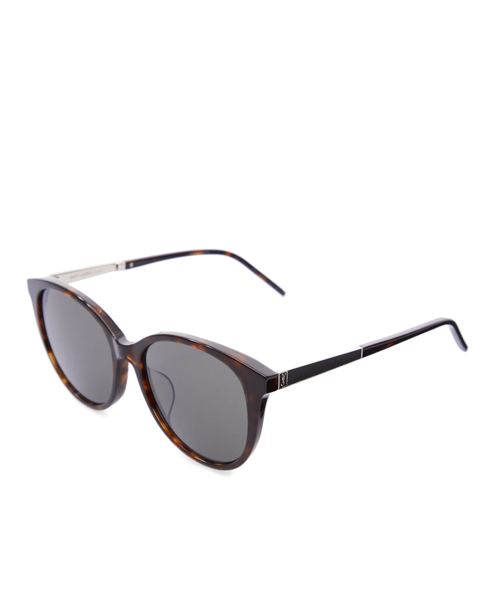 Солнцезащитные очки Saint Laurent SL M82/F-002, коричневый цвет • Купить в интернет-магазине Kameron