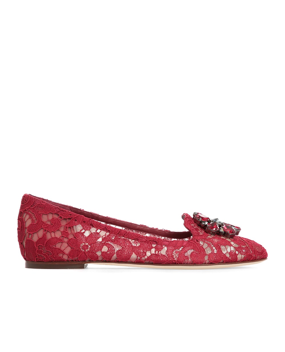 Кружевные слиперы Rainbow Dolce&Gabbana CP0010-AL198, бордовый цвет • Купить в интернет-магазине Kameron