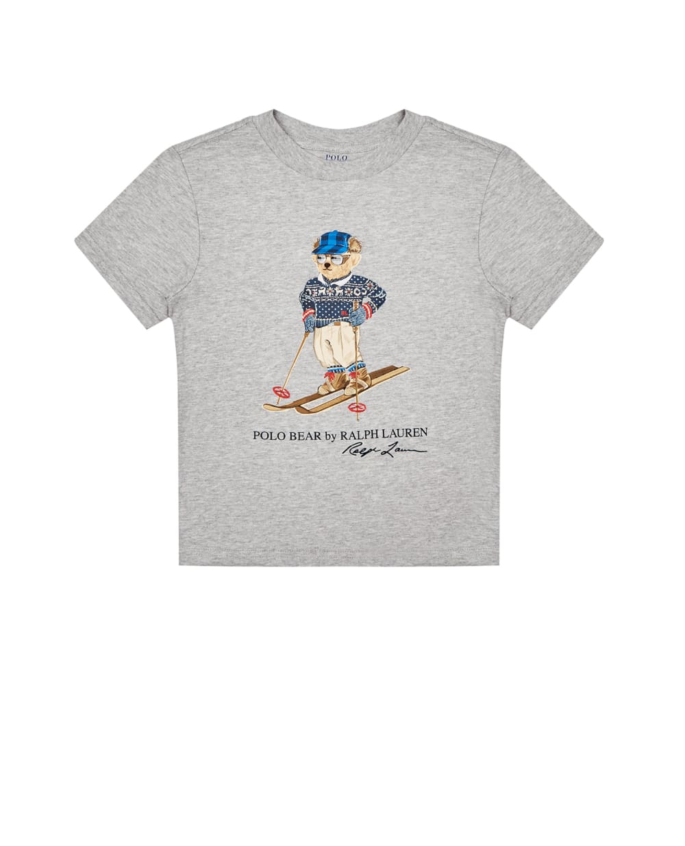 Детская футболка Polo Ralph Lauren Kids 322853790003, серый цвет • Купить в интернет-магазине Kameron