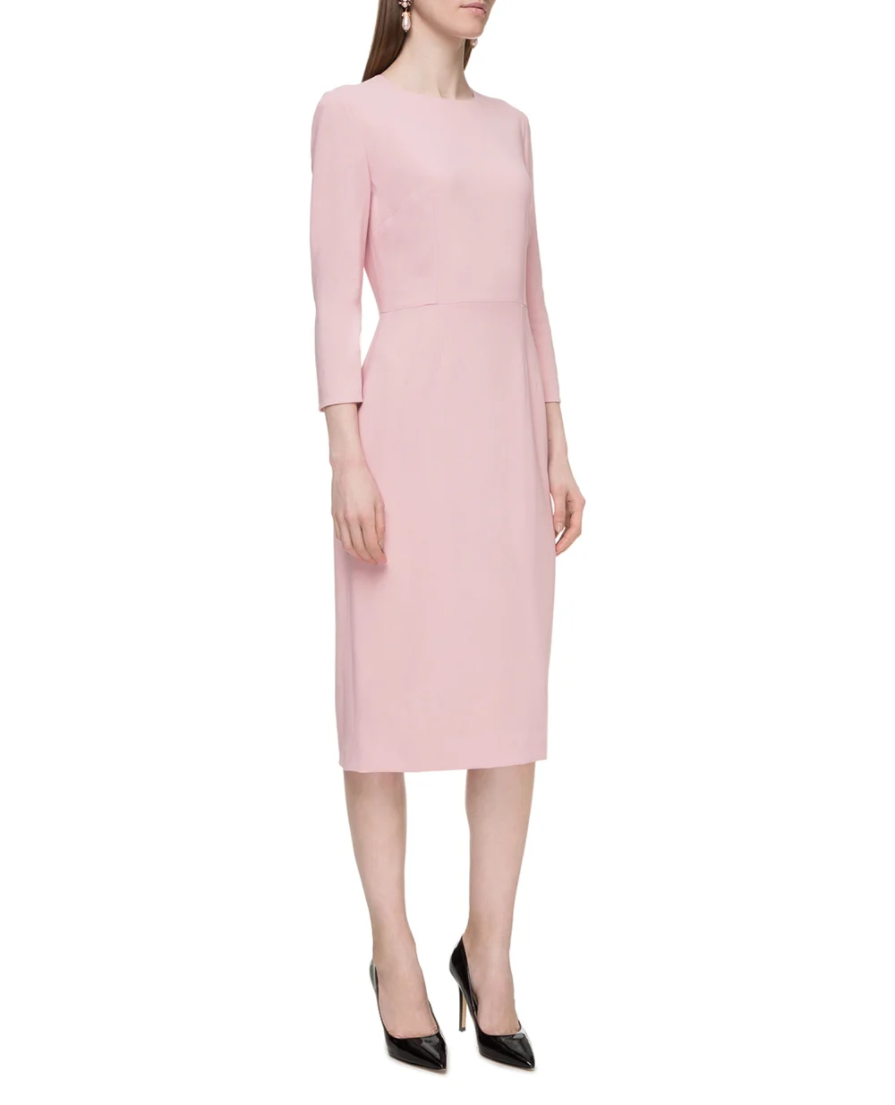 Платье Dolce&Gabbana F6G9AT-FURDV, розовый цвет • Купить в интернет-магазине Kameron