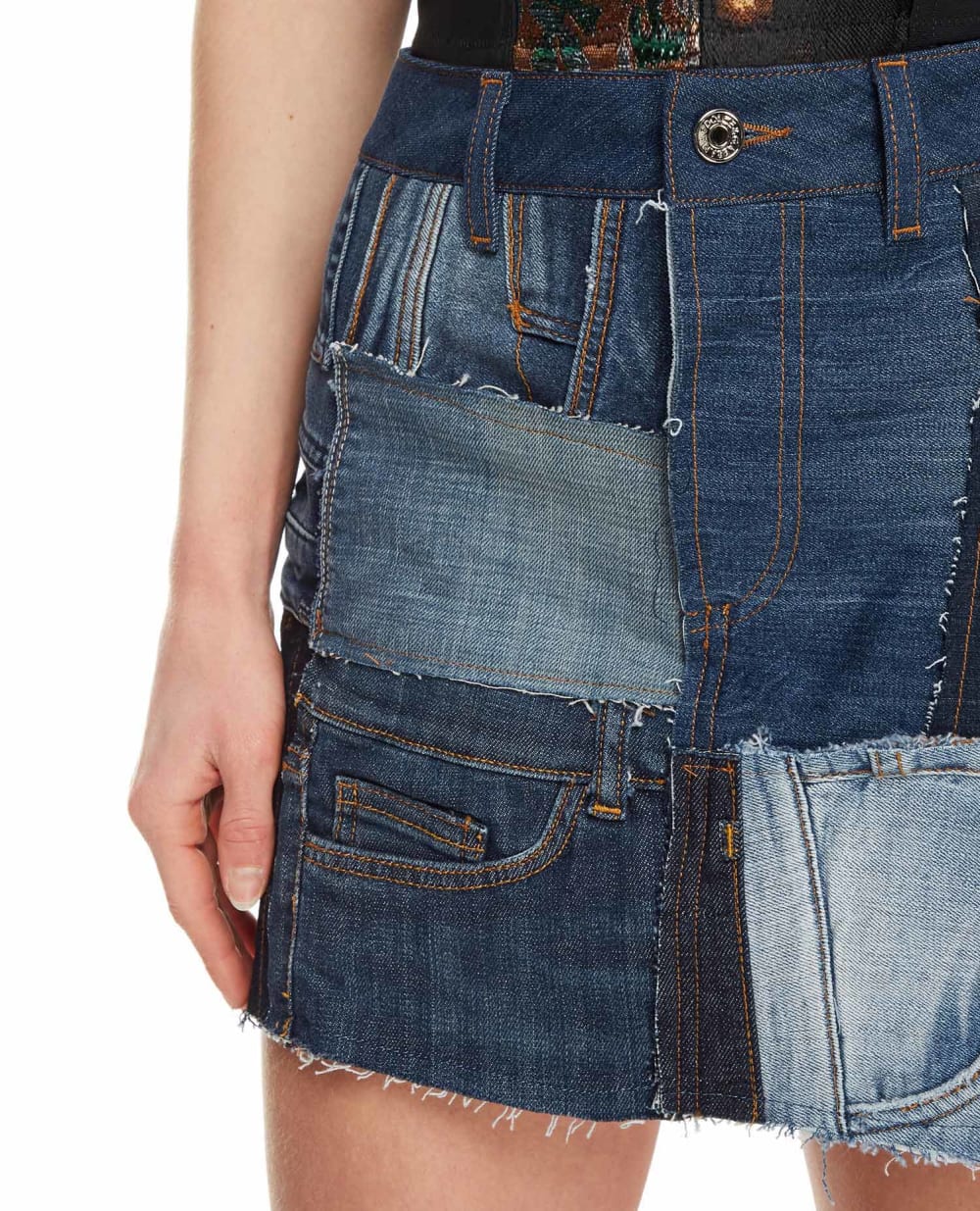 Джинсовая юбка Dolce&Gabbana F4B2RD-GDY73, синий цвет • Купить в интернет-магазине Kameron