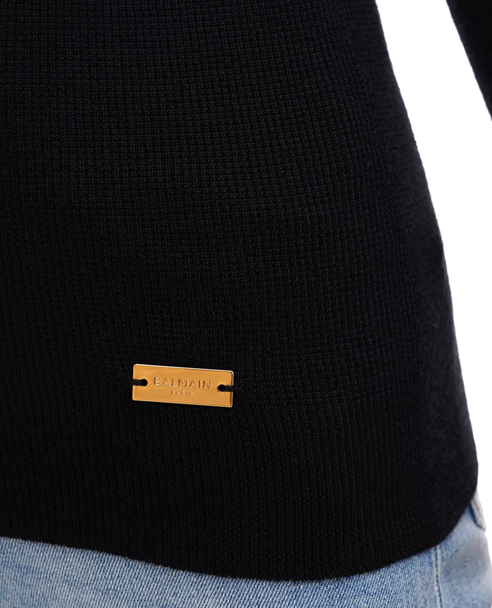 Гольф Balmain DF1KH035KE93, черный цвет • Купить в интернет-магазине Kameron