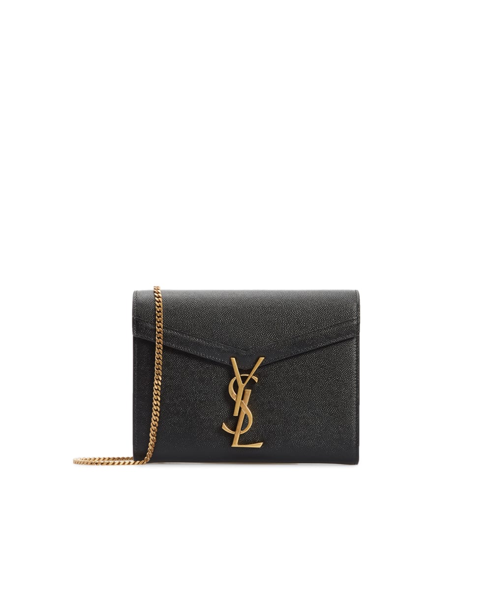 Кожаная сумка Bowaw Cassandra Saint Laurent 635023-BOWAW, черный цвет • Купить в интернет-магазине Kameron