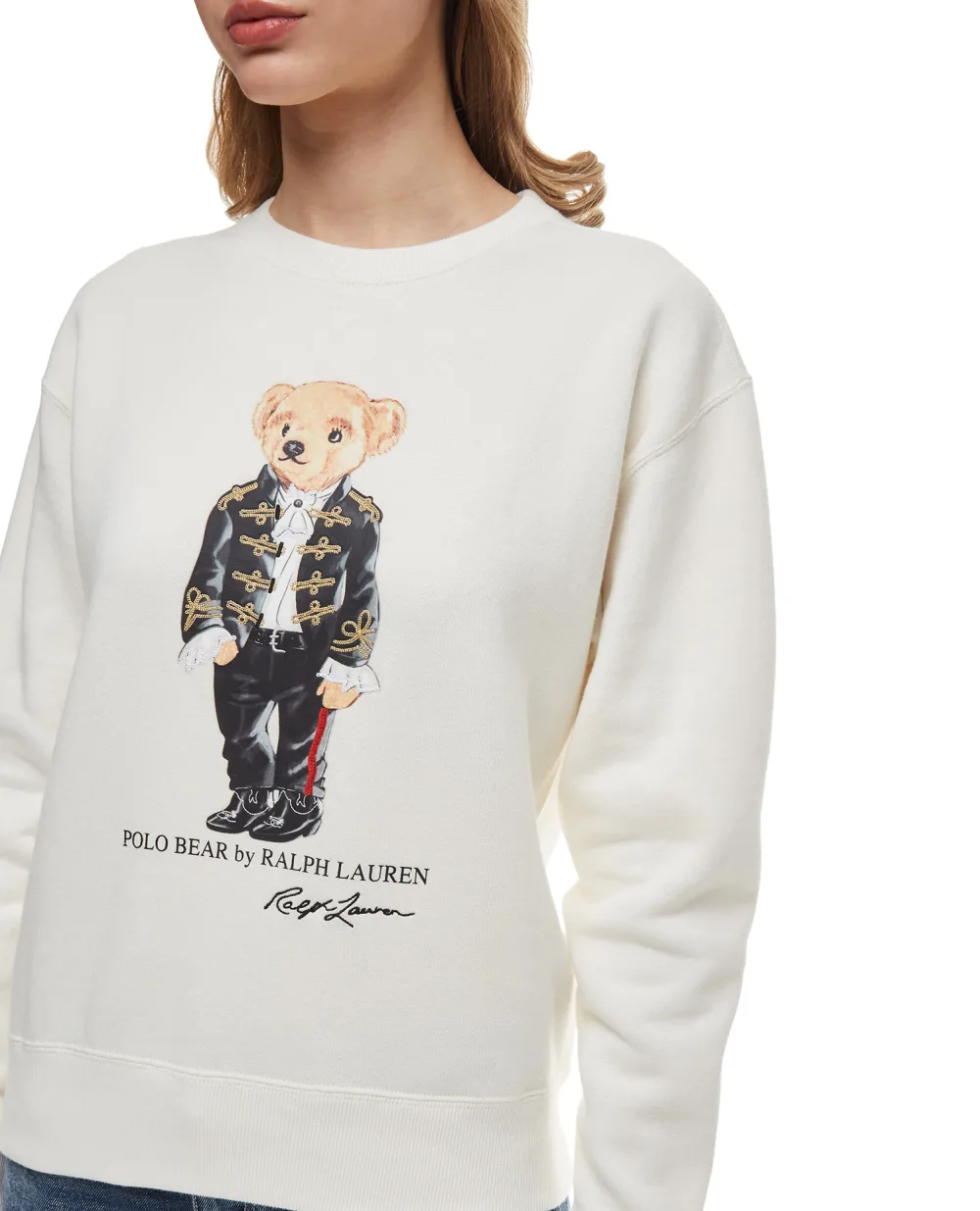 Свитшот Polo Ralph Lauren 211814488001, белый цвет • Купить в интернет-магазине Kameron