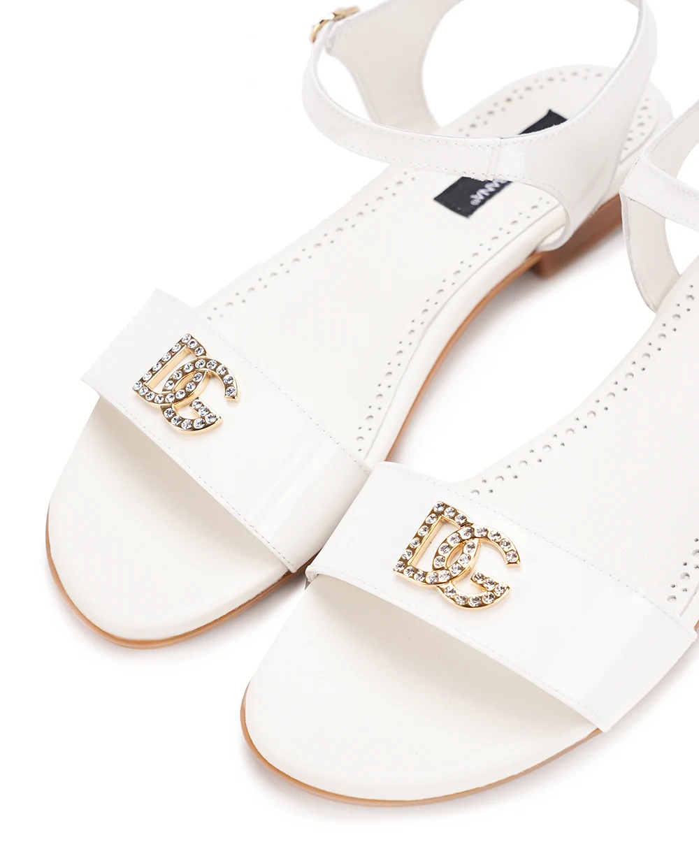 Детские босоножки Dolce&Gabbana Kids D11048-A1153-M, белый цвет • Купить в интернет-магазине Kameron