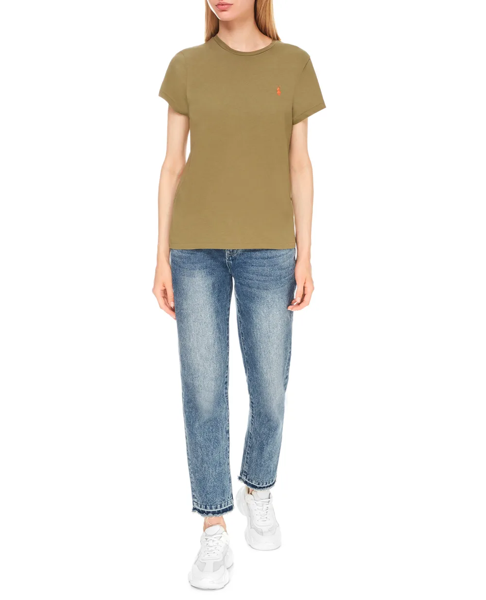Футболка Polo Ralph Lauren 211734144047, зеленый цвет • Купить в интернет-магазине Kameron