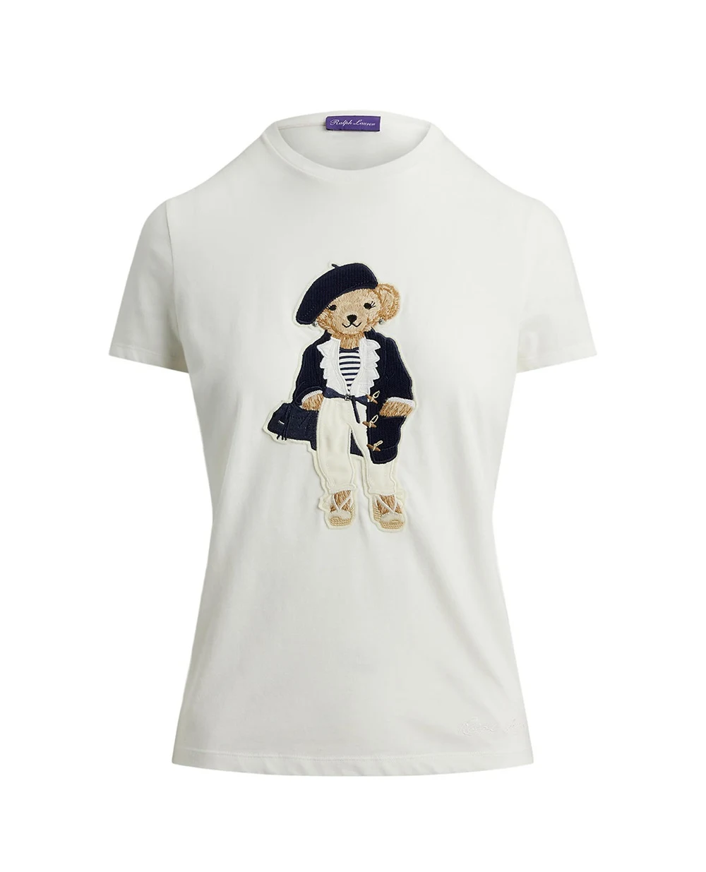 Футболка Polo Bear Ralph Lauren Collection 290P11353001, кремовый цвет • Купить в интернет-магазине Kameron