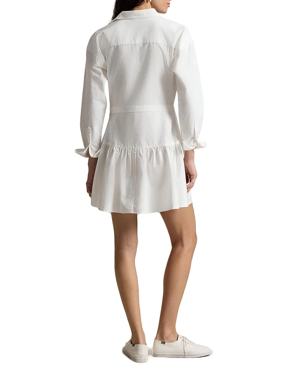 Платье-рубашка Оксфорд Polo Ralph Lauren 211B22755002, белый цвет • Купить в интернет-магазине Kameron