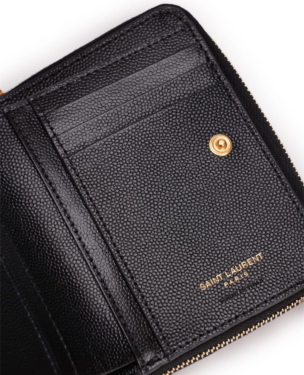 Кошелек Saint Laurent 668288-BOW01, черный цвет • Купить в интернет-магазине Kameron