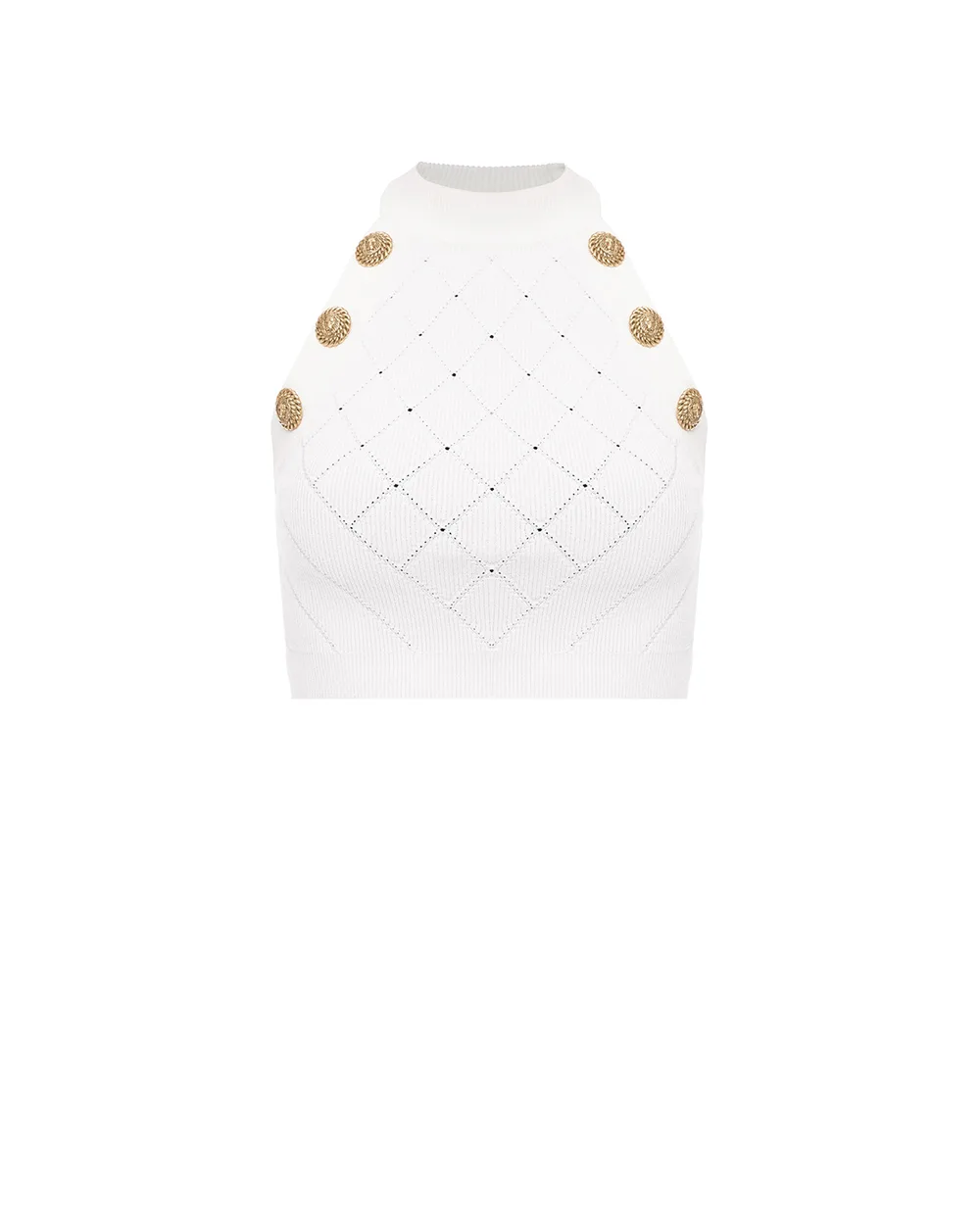 Топ Balmain CF1AB390KF53, молочный цвет • Купить в интернет-магазине Kameron