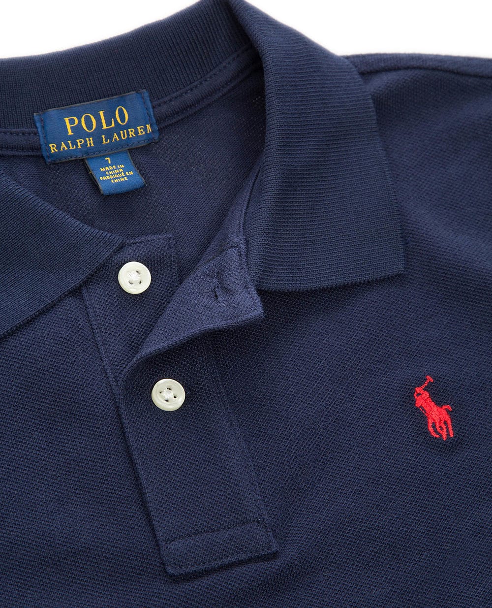 Детское поло Polo Ralph Lauren Kids 321603252005, темно-синий цвет • Купить в интернет-магазине Kameron