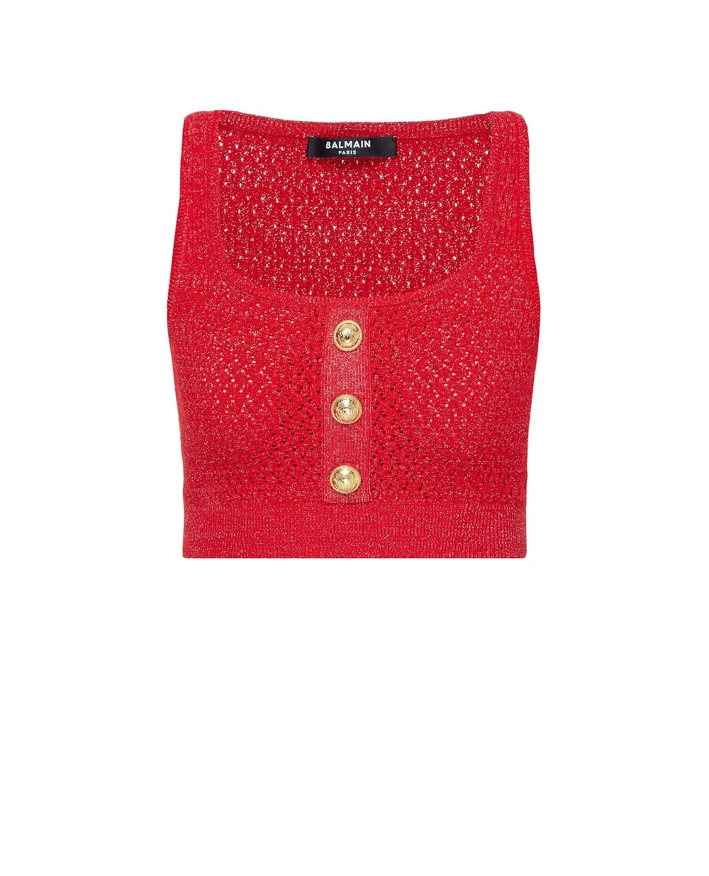 Топ Balmain VF10007K212, красный цвет • Купить в интернет-магазине Kameron