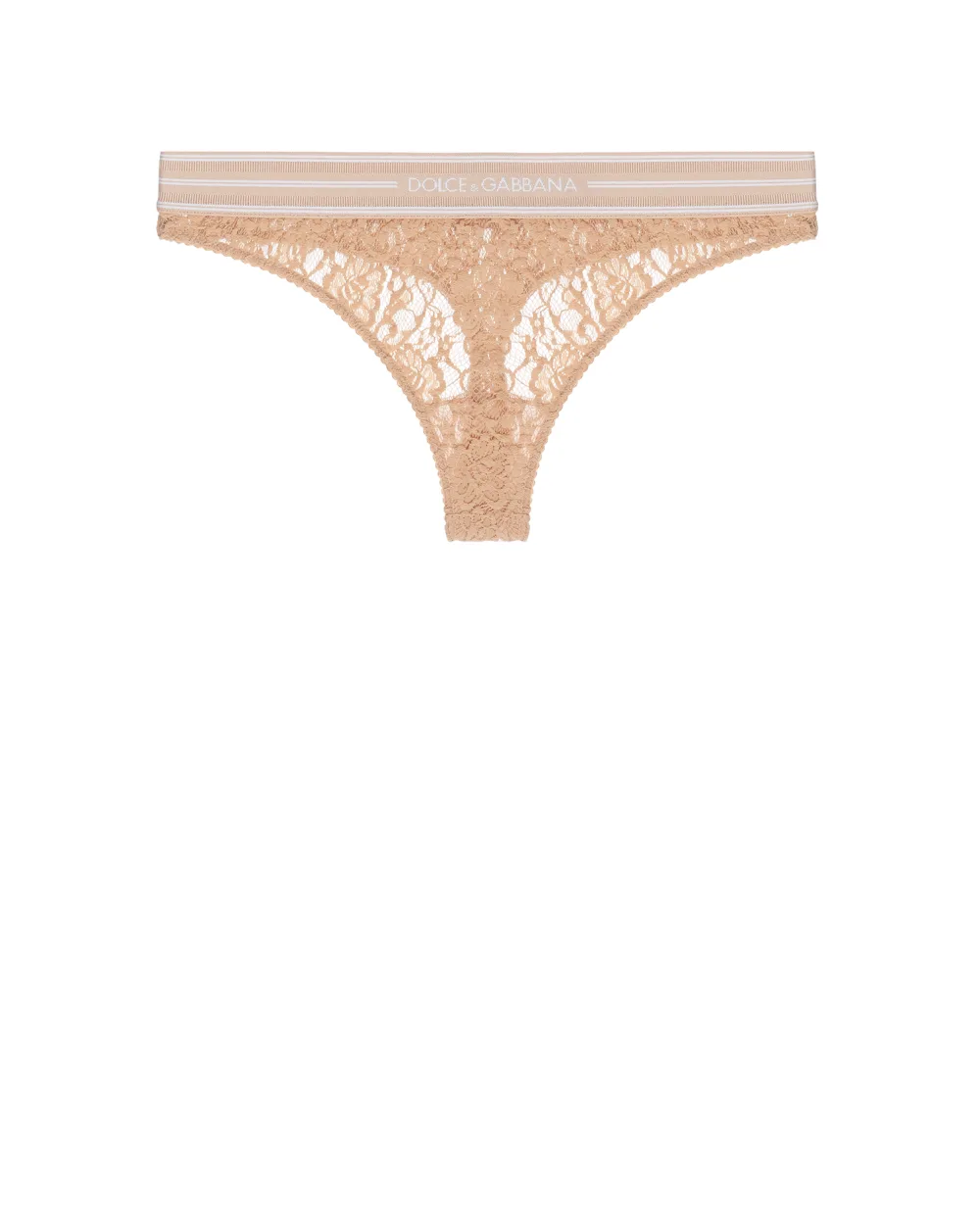 Трусики Dolce&Gabbana O2B51T-FLMPS, бежевый цвет • Купить в интернет-магазине Kameron