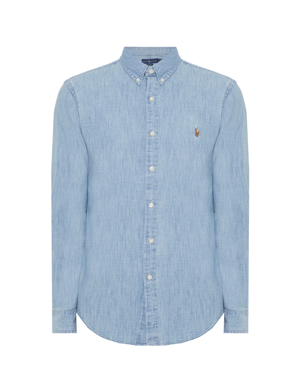 Рубашка Polo Ralph Lauren 710795458002, голубой цвет • Купить в интернет-магазине Kameron