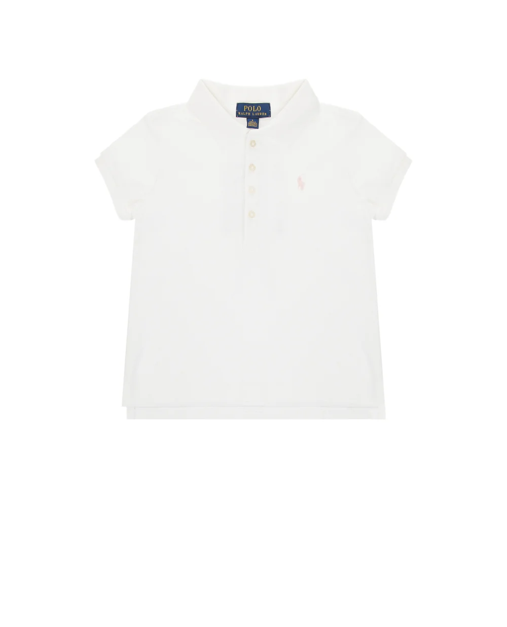 Детское поло Polo Ralph Lauren Kids 313573242005, белый цвет • Купить в интернет-магазине Kameron