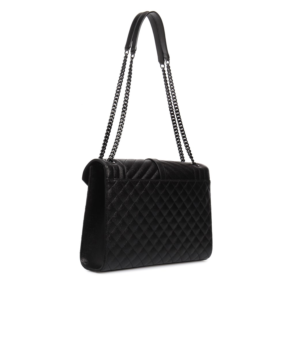 Кожаная сумка Loulou Saint Laurent 600166-BOW98-, черный цвет • Купить в интернет-магазине Kameron