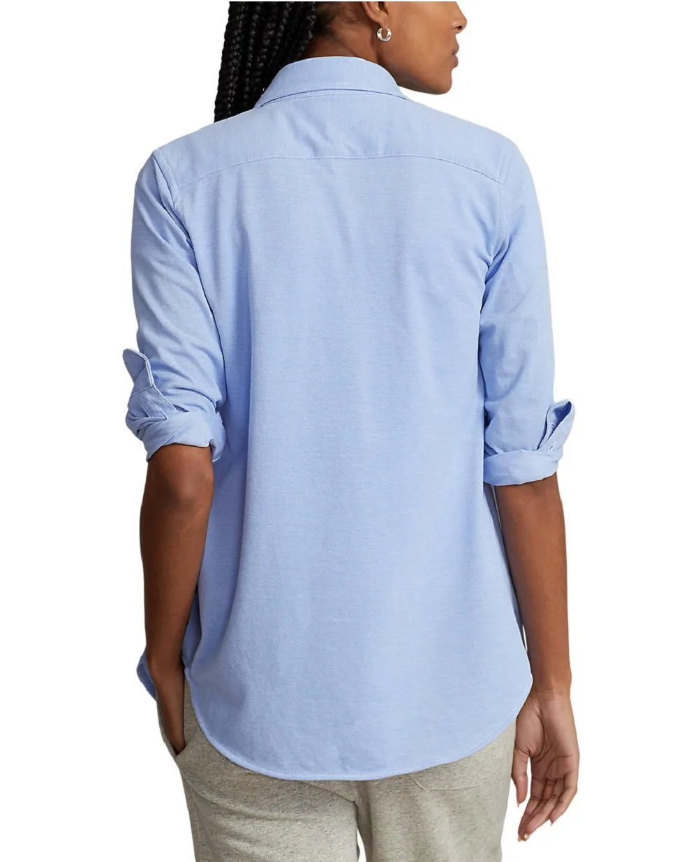 Рубашка Polo Ralph Lauren 211664427001, голубой цвет • Купить в интернет-магазине Kameron