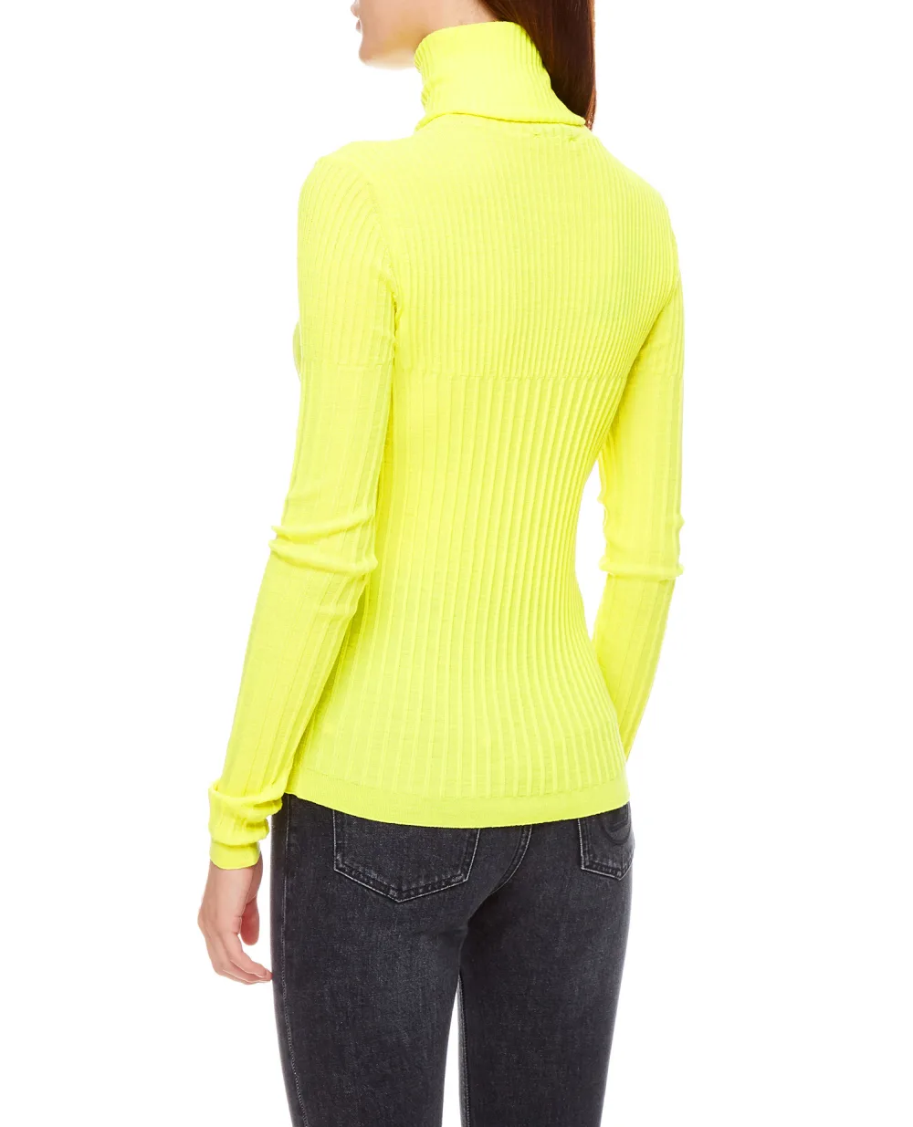 Шерстяной гольф Balmain WF0KH010K316, желтый цвет • Купить в интернет-магазине Kameron