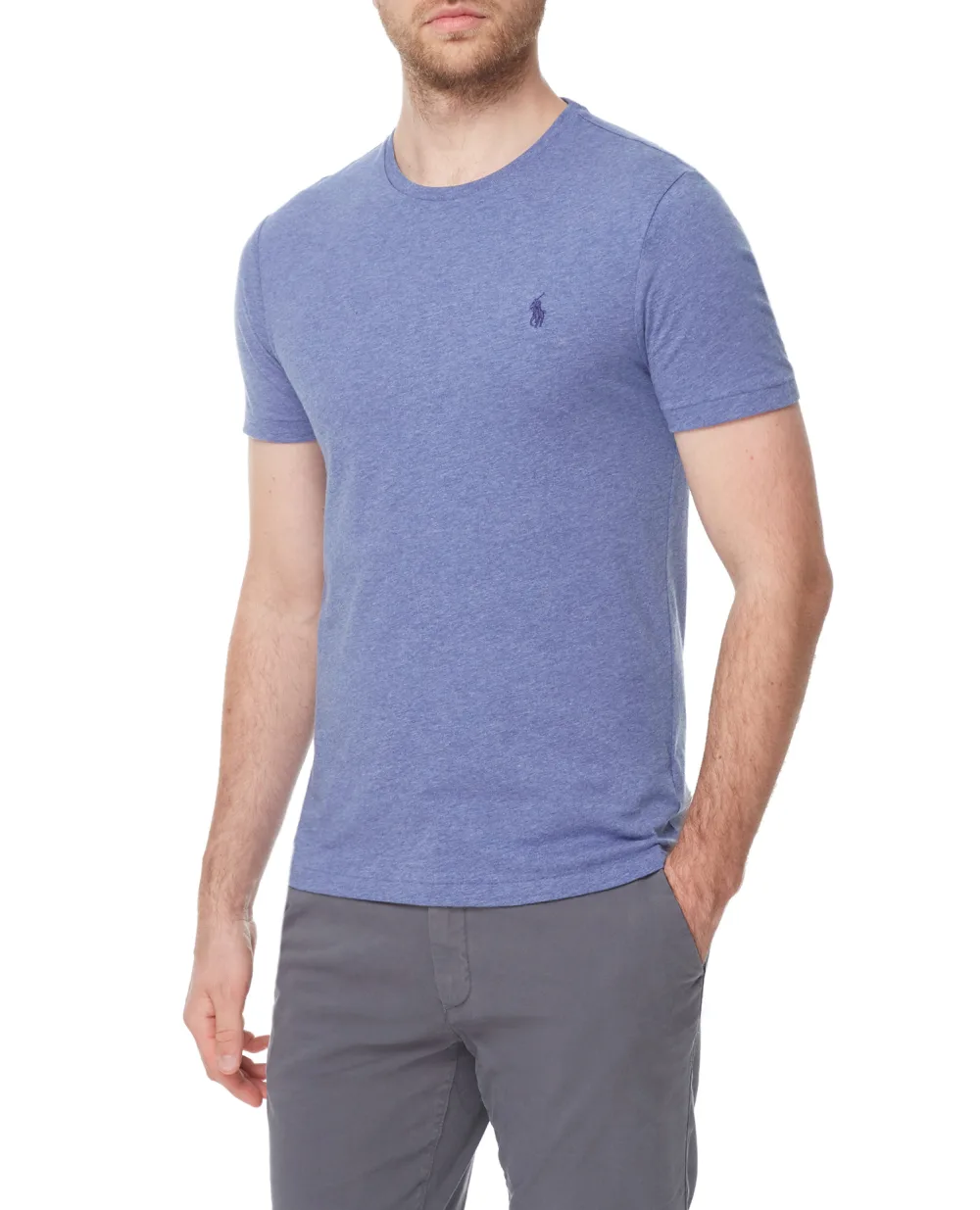 Футболка Polo Ralph Lauren 710671438285, синий цвет • Купить в интернет-магазине Kameron