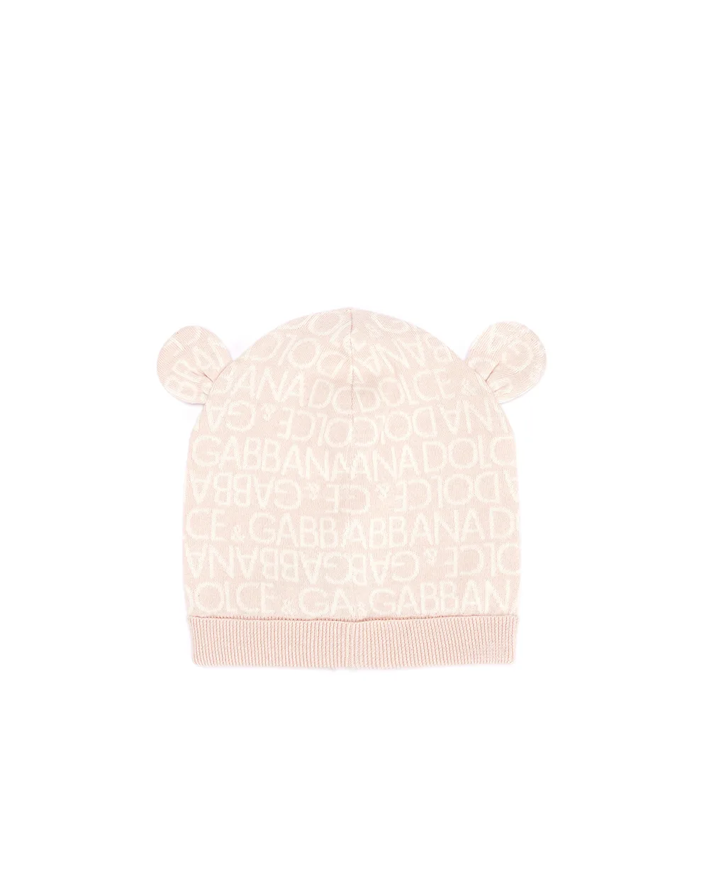Детская шапка Dolce&Gabbana Kids LNKHA3-JFMU8, розовый цвет • Купить в интернет-магазине Kameron