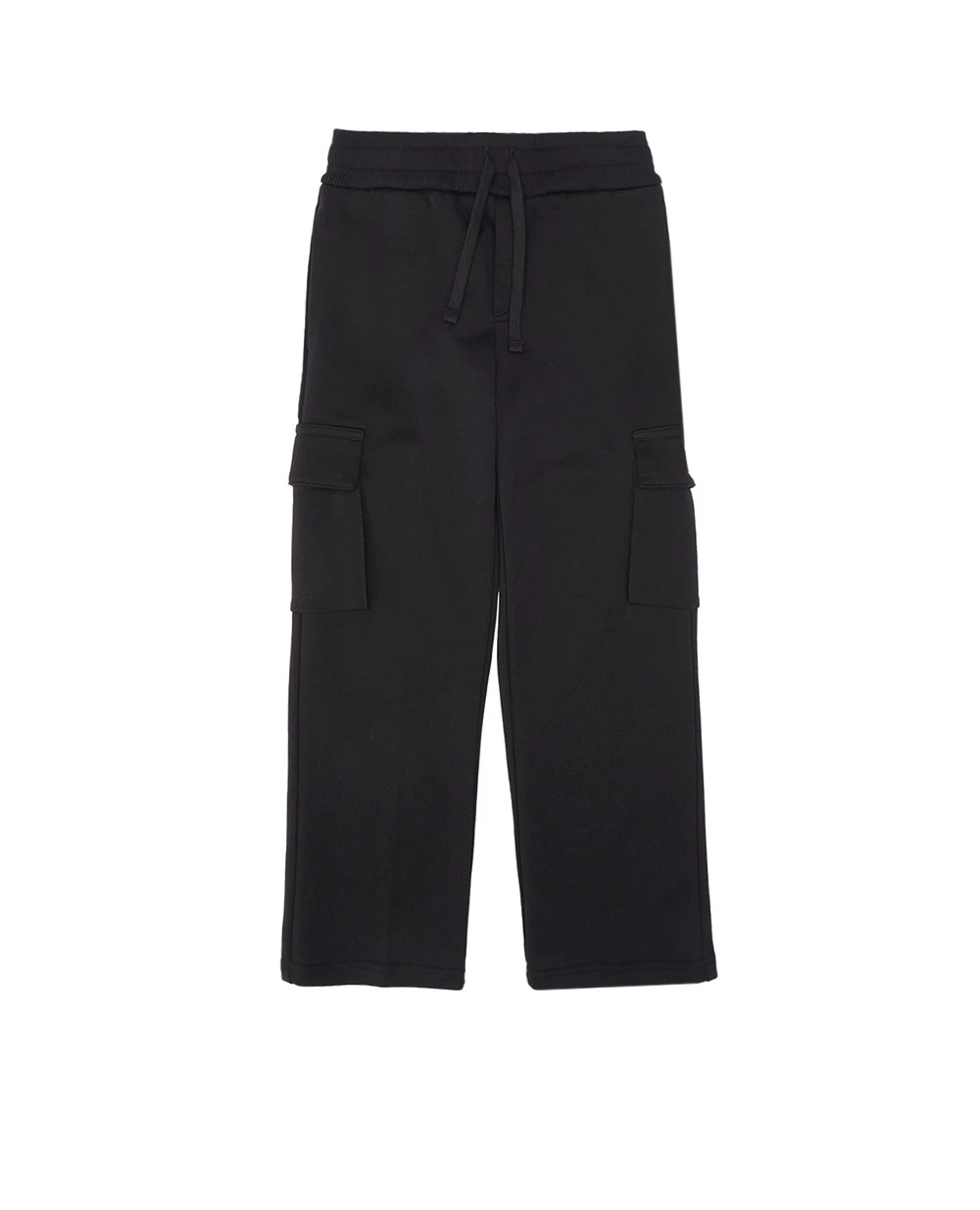 Детские спортивные брюки (костюм) Dolce&Gabbana Kids L4JPIA-G7J3D-S, черный цвет • Купить в интернет-магазине Kameron