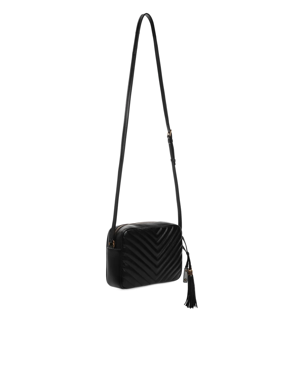 Кожаная сумка Lou Camera Bag Saint Laurent 715232-DV707, черный цвет • Купить в интернет-магазине Kameron